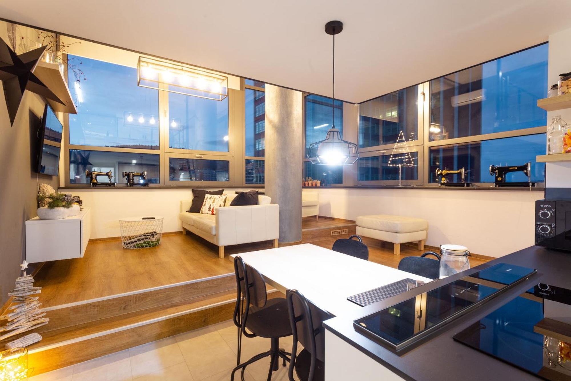 View Skyscraper Bata - Loft Xl Διαμέρισμα Zlín Εξωτερικό φωτογραφία